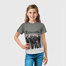 Футболка детская Кукрыниксы рок группа, цвет: 3D-принт — фото 2