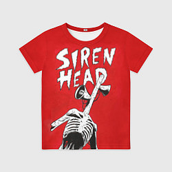 Футболка детская Red Siren Head, цвет: 3D-принт