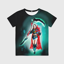 Футболка детская Девушка воин, цвет: 3D-принт