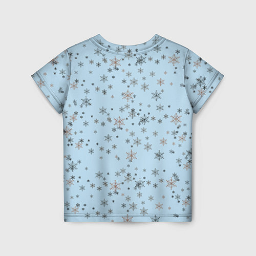 Детская футболка Рождественская метель / 3D-принт – фото 2