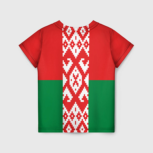 Детская футболка Белоруссия / 3D-принт – фото 2