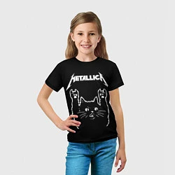 Футболка детская METALLICA МЕТАЛЛИКА, цвет: 3D-принт — фото 2