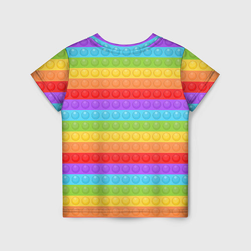 Детская футболка POP IT - SIMPLE DIMPL / 3D-принт – фото 2