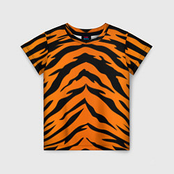 Футболка детская Шкура тигра, цвет: 3D-принт