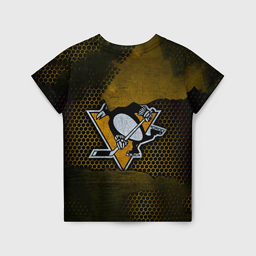 Детская футболка Pittsburgh Penguins на спине / 3D-принт – фото 2