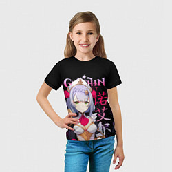 Футболка детская Ноэлль Genshin Impact, цвет: 3D-принт — фото 2