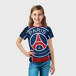 Футболка детская Paris Saint-Germain PSG, цвет: 3D-принт — фото 2