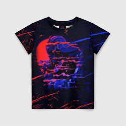 Детская футболка Neon Samurai Неоновый Самурай