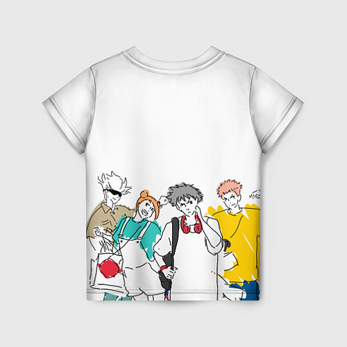 Детская футболка Итадори Юдзи - Jujutsu Kaisen / 3D-принт – фото 2