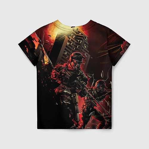 Детская футболка CS GO SPECIAL OPERATION RED ALERT SKIN КС ГО КРАСН / 3D-принт – фото 2