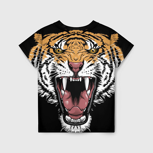 Детская футболка Оскал амурского тигра / 3D-принт – фото 2