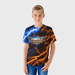 Футболка детская Mobile Legends разряды молний flash, цвет: 3D-принт — фото 2