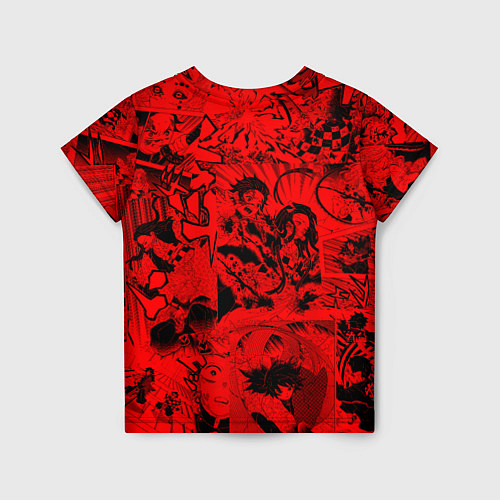 Детская футболка Танджиро Камадо ,Клинок, рассекающий демонов / 3D-принт – фото 2