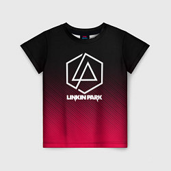 Футболка детская LINKIN PARK LOGO CARBON, цвет: 3D-принт