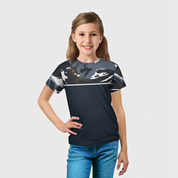 Футболка детская Камуфляж 2 0, цвет: 3D-принт — фото 2