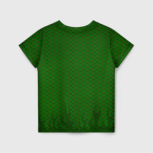 Детская футболка Саламандры чешуя дракона / 3D-принт – фото 2