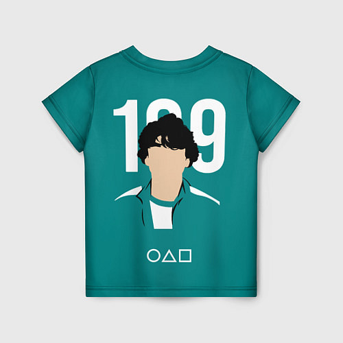 Детская футболка Игра в кальмара: Али Абдул 199 / 3D-принт – фото 2