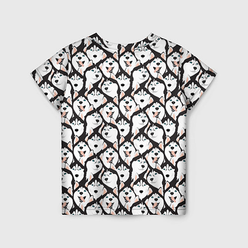 Детская футболка Сибирский Хаски Husky / 3D-принт – фото 2