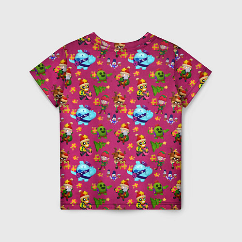 Детская футболка Brawl stars Pattern / 3D-принт – фото 2