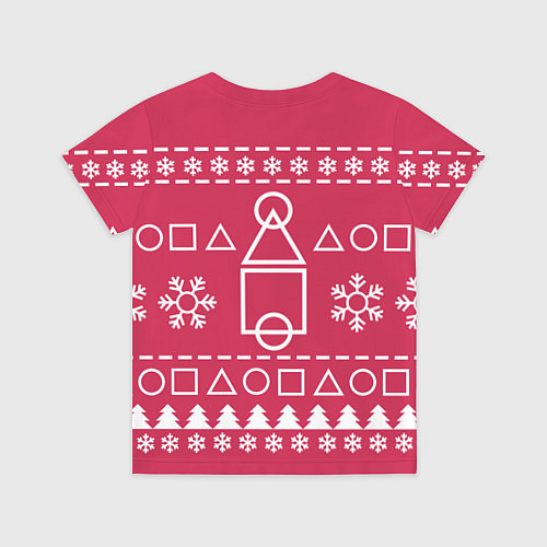 Детская футболка Новогодний Ojingeo geim / 3D-принт – фото 2