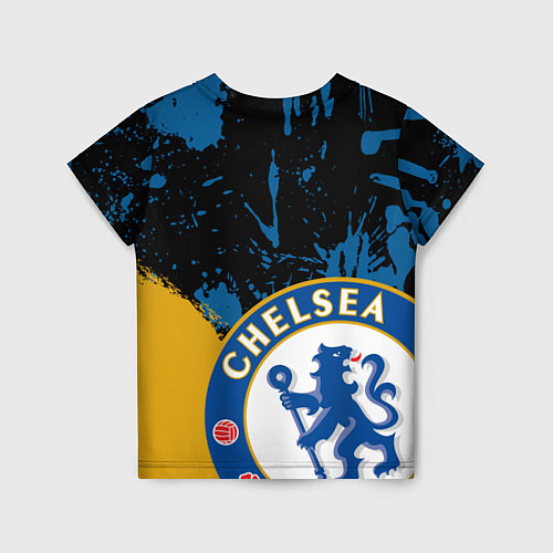 Детская футболка ЧЕЛСИ CHELSEA GOLDEN LOGO / 3D-принт – фото 2