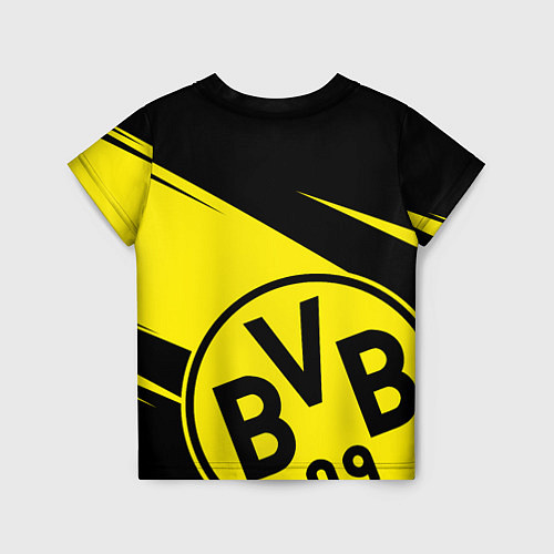 Детская футболка BORUSSIA BVB 09 LOGO / 3D-принт – фото 2