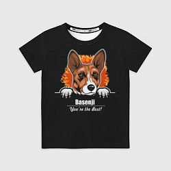 Футболка детская Басенджи Basenji, цвет: 3D-принт