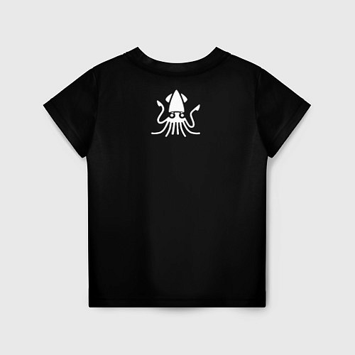Детская футболка Игра в кальмара: логотип с кальмаром / 3D-принт – фото 2