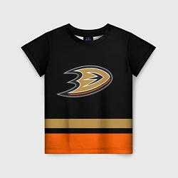 Футболка детская Anaheim Ducks Анахайм Дакс, цвет: 3D-принт