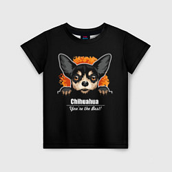 Футболка детская Чихуахуа Chihuahua, цвет: 3D-принт