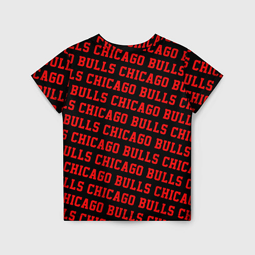 Детская футболка Чикаго Буллз, Chicago Bulls / 3D-принт – фото 2
