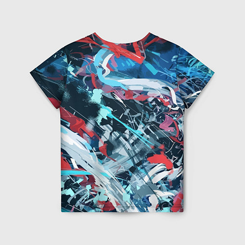 Детская футболка Abstraction design pattern / 3D-принт – фото 2