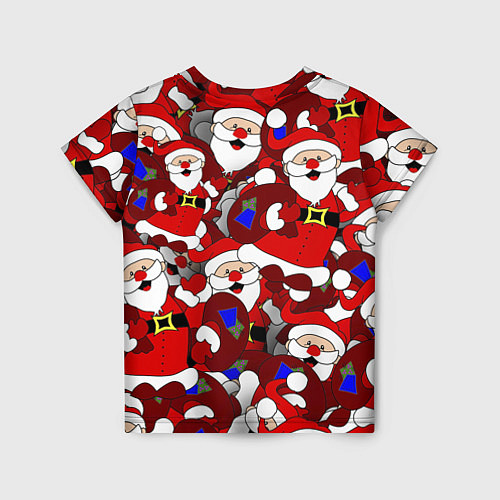 Детская футболка Толпа Дедов Морозов / 3D-принт – фото 2