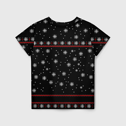 Детская футболка MEOWY CHRISTMAS 2022 / 3D-принт – фото 2