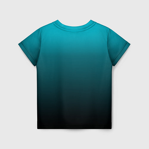 Детская футболка Manchester City Teal Themme / 3D-принт – фото 2