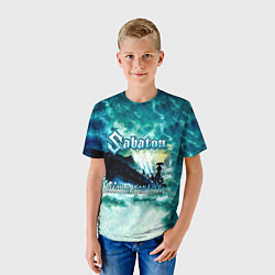 Футболка детская World War Live: Battle of the Baltic Sea - Sabaton, цвет: 3D-принт — фото 2