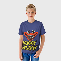 Футболка детская Huggy Wuggy: Smile, цвет: 3D-принт — фото 2