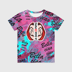 Футболка детская Бумажный дом Белла чао, цвет: 3D-принт