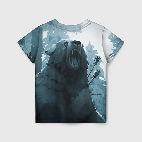 Детская футболка The Long Dark медведь / 3D-принт – фото 2