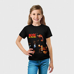 Футболка детская ACDC Live, цвет: 3D-принт — фото 2