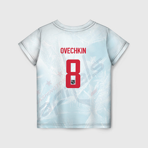 Детская футболка Washington Capitals Ovi8 Ice theme / 3D-принт – фото 2