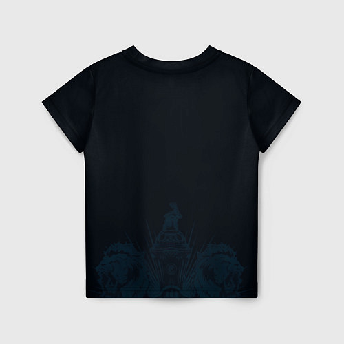 Детская футболка Zenit lion dark theme / 3D-принт – фото 2