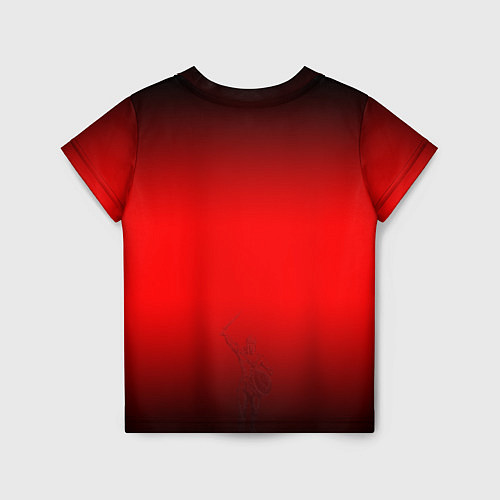 Детская футболка Спартак Гладиатор Red Theme / 3D-принт – фото 2