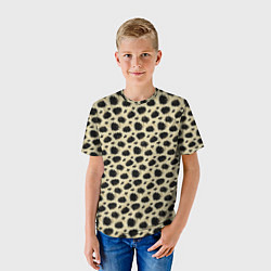 Футболка детская Шкура Леопарда Leopard, цвет: 3D-принт — фото 2