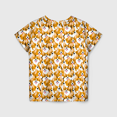 Детская футболка Собаки Корги / 3D-принт – фото 2