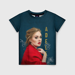Футболка детская Portrait Adele, цвет: 3D-принт