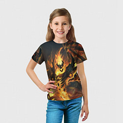 Футболка детская DOTA 2 SHADOW FIEND ТЕНЬ, цвет: 3D-принт — фото 2