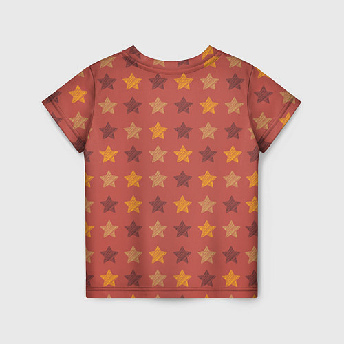 Детская футболка Милый олень в звездах / 3D-принт – фото 2