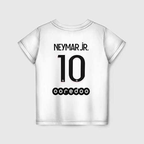 Детская футболка Neymar 10 PSG Pink Theme / 3D-принт – фото 2