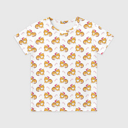 Футболка детская Много тигров, цвет: 3D-принт